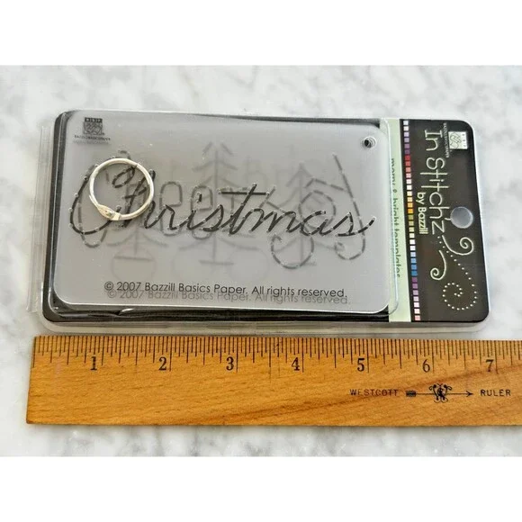 NEW Lot of 4 Scrapbook Embellishments & Clips- Christmas Winter & Months of Year - Picture 4 of 15